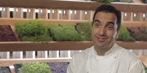 Chef Oscar Velasco, Santceloni, Madrid, Spain